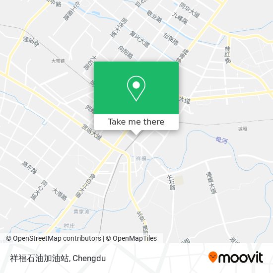 祥福石油加油站 map