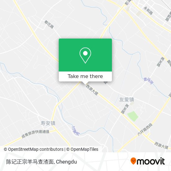 陈记正宗羊马查渣面 map