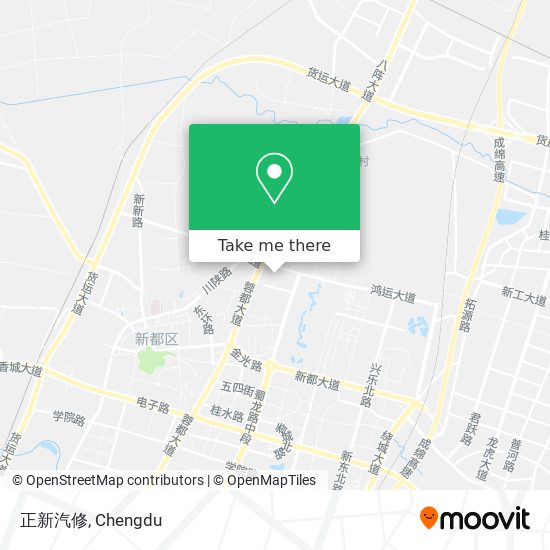 正新汽修 map