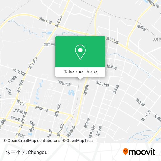 朱王小学 map