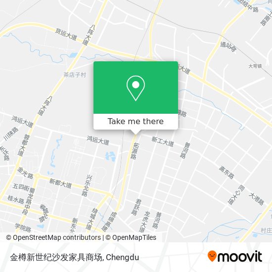 金樽新世纪沙发家具商场 map