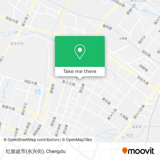 红旗超市(永兴街) map