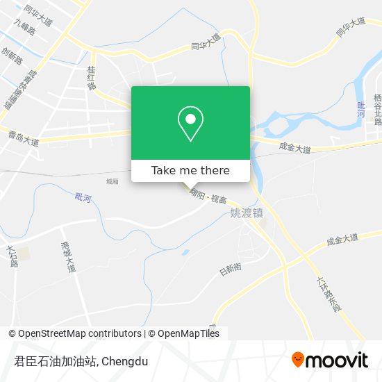 君臣石油加油站 map