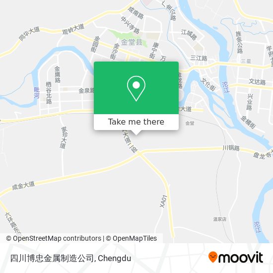 四川博忠金属制造公司 map