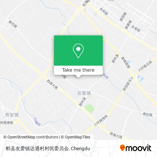 郫县友爱镇达通村村民委员会 map