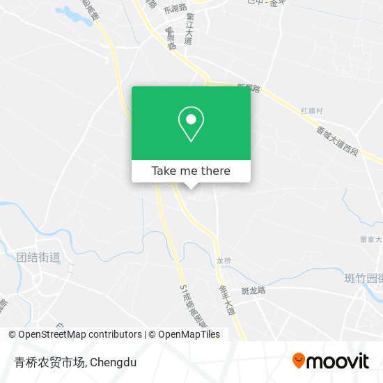 青桥农贸市场 map