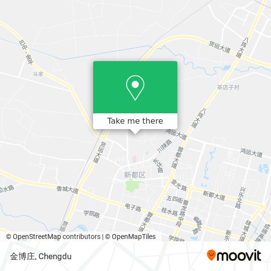 金博庄 map
