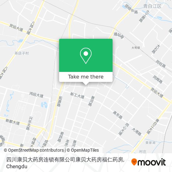 四川康贝大药房连锁有限公司康贝大药房福仁药房 map