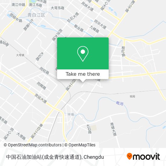 中国石油加油站(成金青快速通道) map