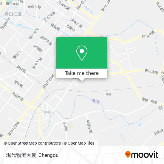 现代物流大厦 map
