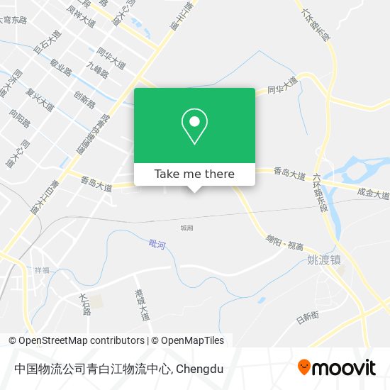 中国物流公司青白江物流中心 map