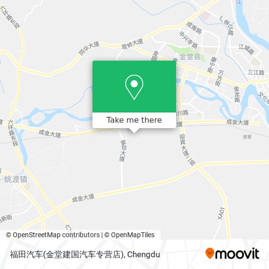 福田汽车(金堂建国汽车专营店) map
