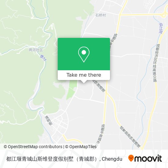 都江堰青城山斯维登度假别墅（青城郡） map