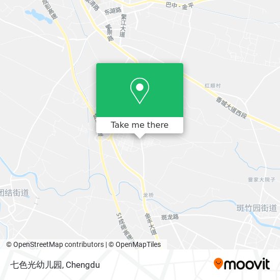 七色光幼儿园 map