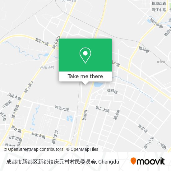 成都市新都区新都镇庆元村村民委员会 map