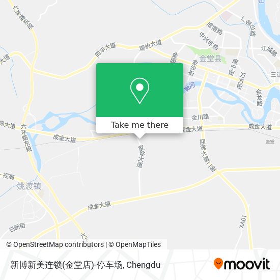 新博新美连锁(金堂店)-停车场 map