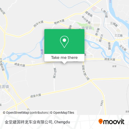 金堂建国祥龙车业有限公司 map