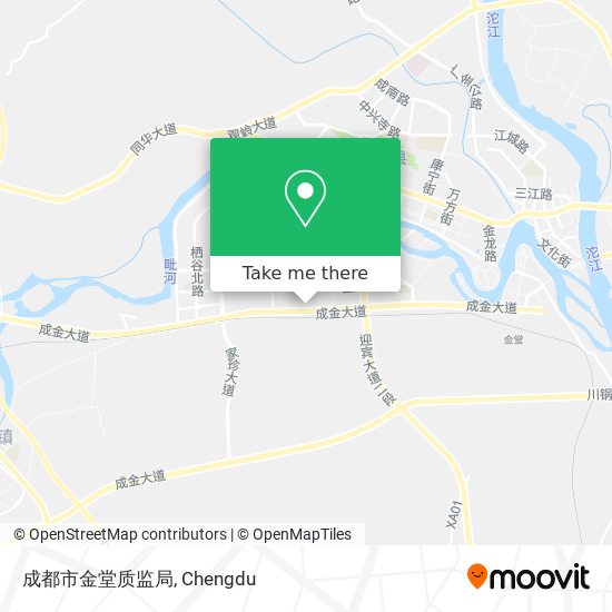 成都市金堂质监局 map