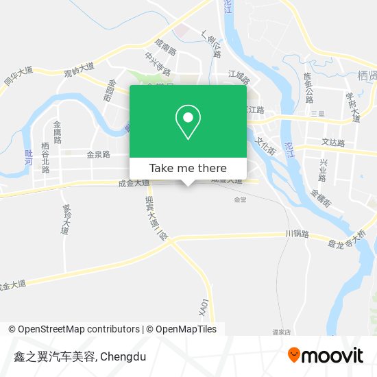 鑫之翼汽车美容 map