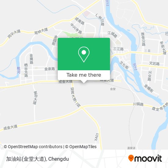 加油站(金堂大道) map