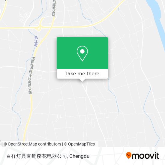 百祥灯具直销樱花电器公司 map