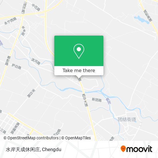 水岸天成休闲庄 map