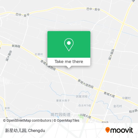 新星幼儿园 map