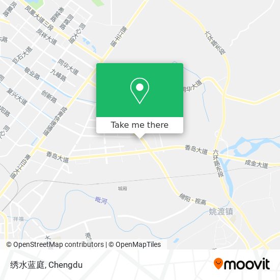 绣水蓝庭 map
