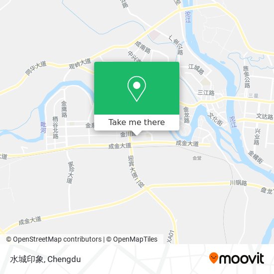 水城印象 map