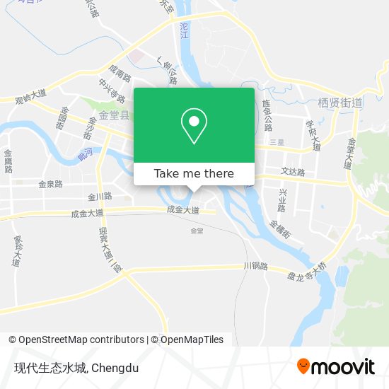 现代生态水城 map