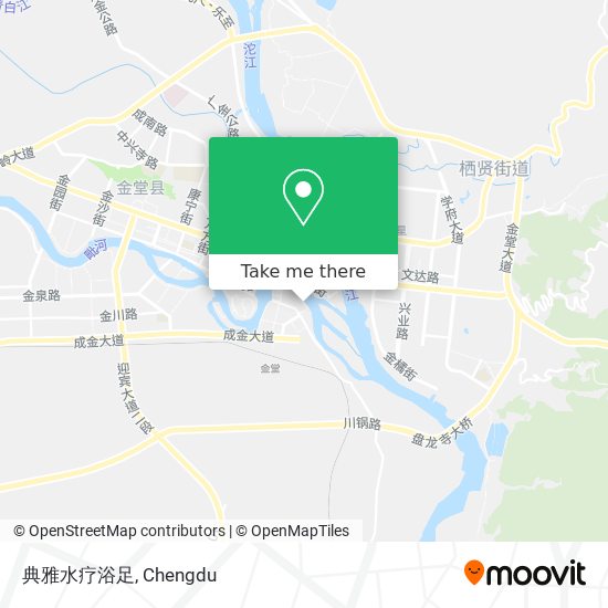 典雅水疗浴足 map
