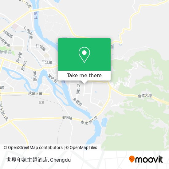 世界印象主题酒店 map