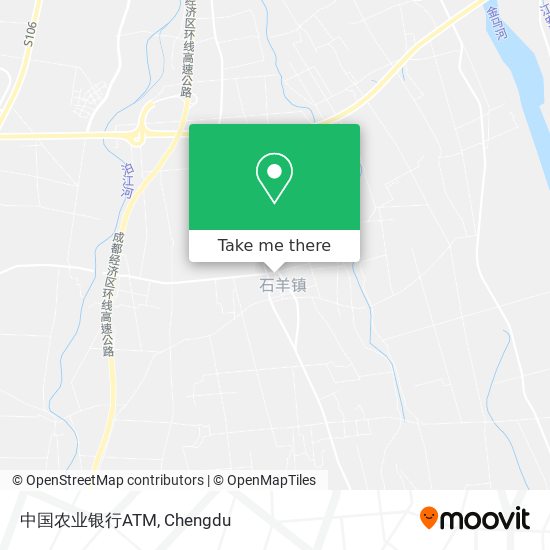 中国农业银行ATM map