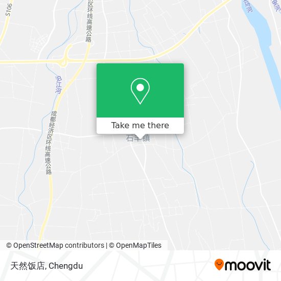 天然饭店 map