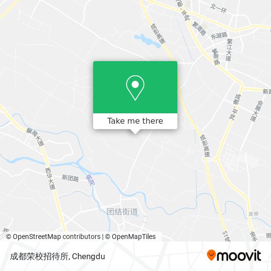 成都荣校招待所 map
