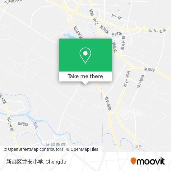 新都区龙安小学 map