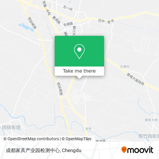 成都家具产业园检测中心 map