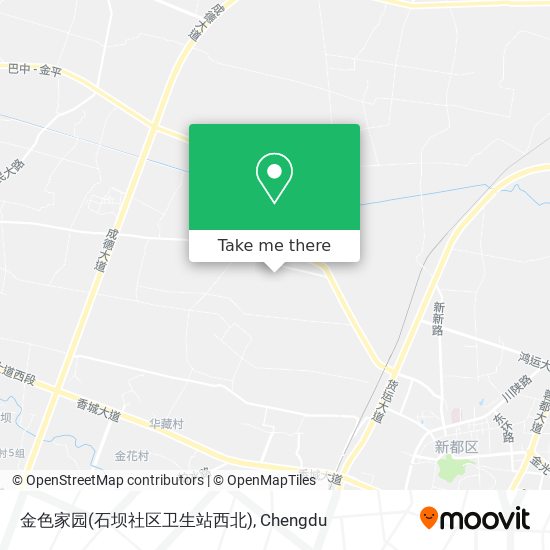 金色家园(石坝社区卫生站西北) map