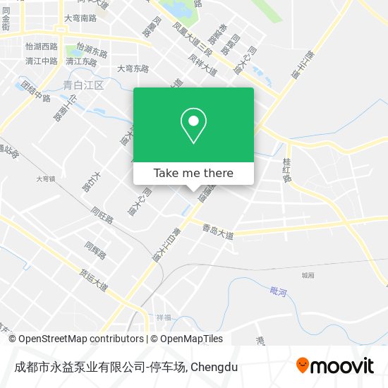 成都市永益泵业有限公司-停车场 map