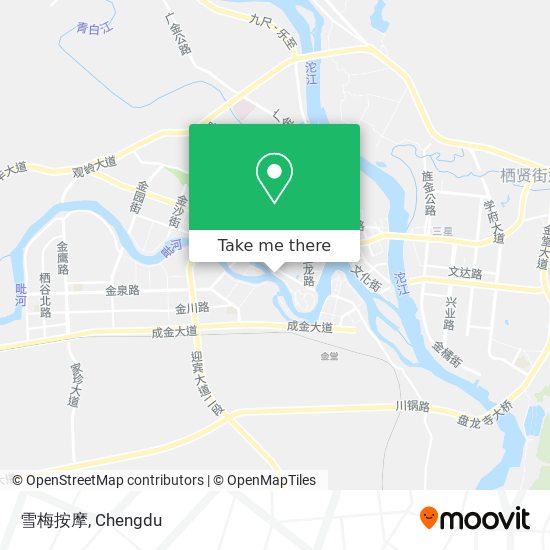 雪梅按摩 map