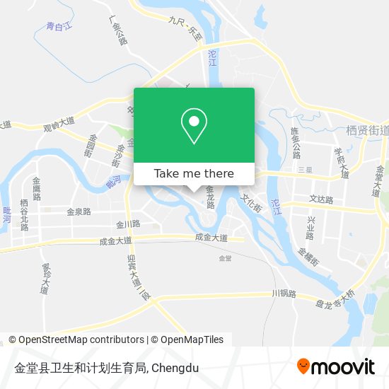 金堂县卫生和计划生育局 map