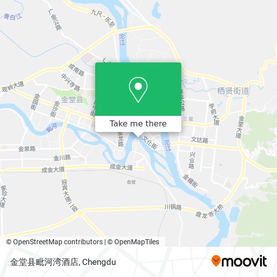 金堂县毗河湾酒店 map