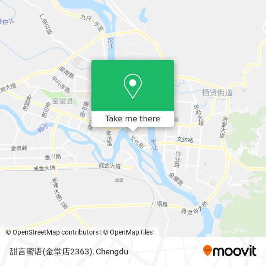 甜言蜜语(金堂店2363) map