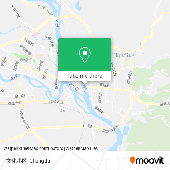 文化小区 map