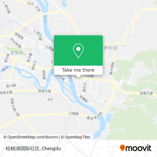 棕榈湖国际社区 map
