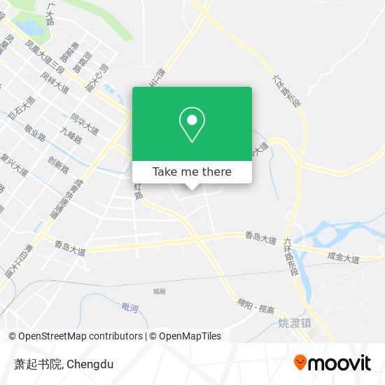 萧起书院 map