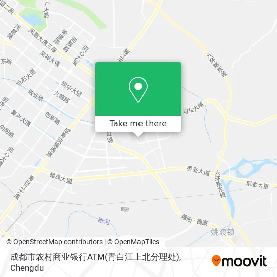 成都市农村商业银行ATM(青白江上北分理处) map