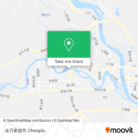 金万家超市 map