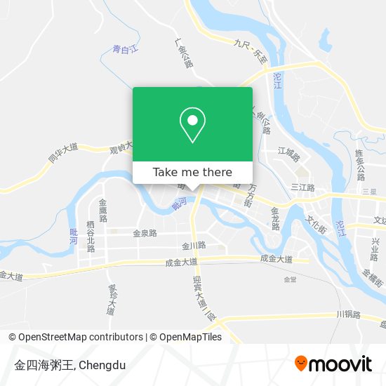 金四海粥王 map