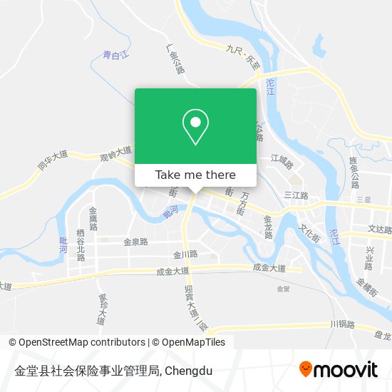 金堂县社会保险事业管理局 map